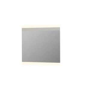 Spiegel SP11 rookglas met gematteerde bovenzijde en ind. LED-verl. ↑+↓ incl. sensorschakelaar 800x1000mm rookglas
