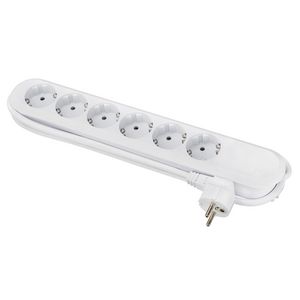 Smart 6x 230V RA 3mmet RA stekker wit