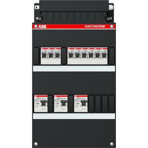 Installatiekast 9x achter 3x30mA 3-f