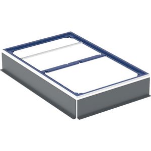 Installatieframe voor douchevloer 110–140cm voor zeven steunpoten: 140x90cm