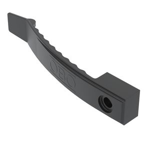 Drukclip black 1x8 NYM3x1,5 poly diepzwart RAL 9005 VVE=50