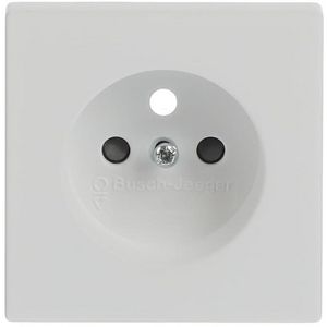 Centraalplaat wandcontactdoos penaarde B kv f-matwit (2399 UCKS-884)