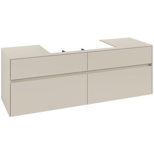 Wastafelonderkast Collaro 1600x548x500mm Cashmere Grey C02800VN