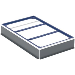 Installatieframes voor douchevloer 150–180cm voor tien steunpoten: 150x90cm