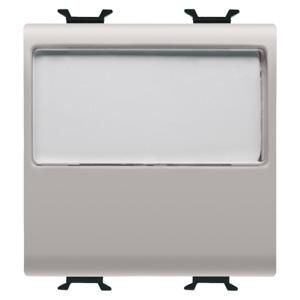 PUSH-BUTTON ILLUMINATED NAME PLATE 250V ac-NO 10A-2 VVE=6