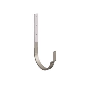 Mastgootbeugel M400 ommanteld gegalv./graphite-grey recht klang/klang 30x6mm