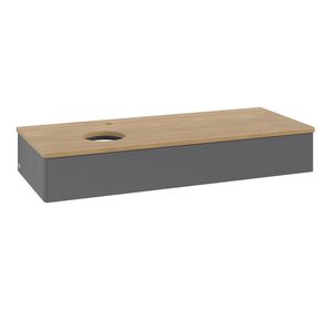 Wastafelonderkast Antao 1200x190x500mm Antr. Matt Lacquer K11051GK