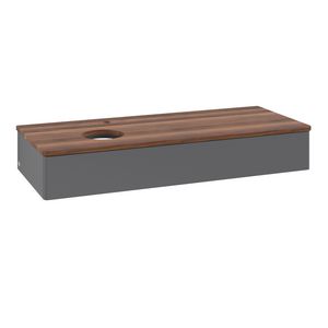 Wastafelonderkast Antao 1200x190x500mm Antr. Matt Lacquer K11052GK
