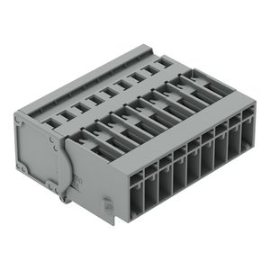 1-draads male steker CAGE CLAMP 4mm² grijs VVE=25