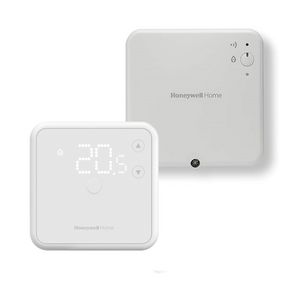 Ruimtethermostaatset DT4R draadloos digitaal wit incl. ontvanger aan/uit 230V