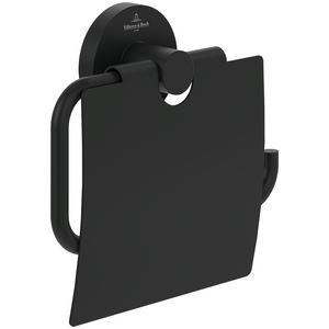 Toiletrolhouder met deksel Elements - Tender Matt Black