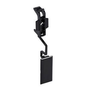 DLP snap-on naadstrip voor dekselbreedte 45mm, zwart.