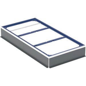 Installatieframes voor douchevloer 150–180cm voor tien steunpoten: 180x90cm