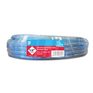 Rol a 30m. condensslang PVC (vinyl) transparant versterkt 1/4" (6mm)