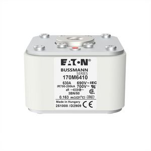 Zekering hoge snelheid 630A AC 690V 200kA 3 aR IEC UL VVE=3