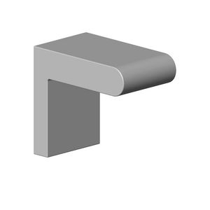 Handdoekhouder douchegarnituur li 4x60x68mm Platina geb