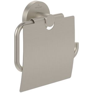 Toiletrolhouder m deksel Elements Tender Brushed Nickel Matt