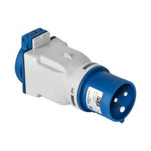 Adapter verloop 16/3/230 6h blauw-SchuKo