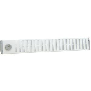 ALU schuifrooster Bold Line 650x90mm wit
