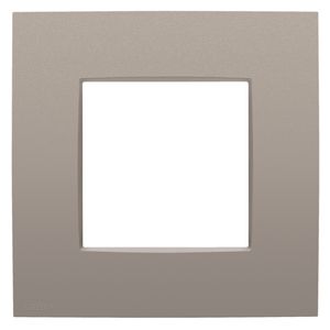 Enkelvoudige afdekplaat Niko Intense bronze coated VVE=40