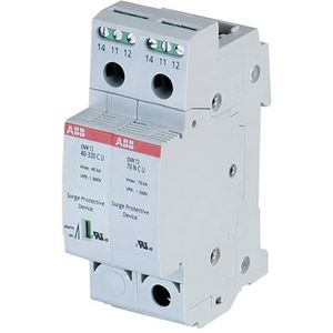 Overspanningsbeveiliging type 2 UL uitv. 1P+nul 40kA 320V
