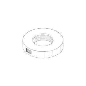 Rozet DB logo 50x10mm, 3/4" chr