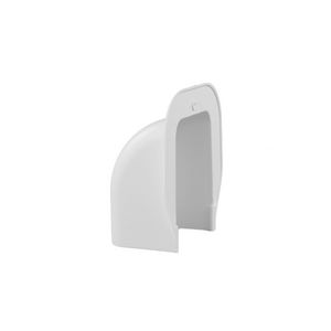 Muurstuk haaks+flens 80x60mm