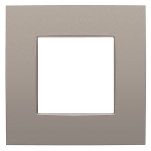 Enkelvoudige afdekplaat Niko Intense bronze coated VVE=40