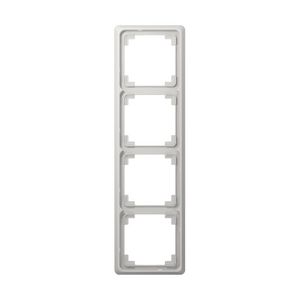 Afdekraam lichtgrijs 4-voudig CD-plus