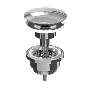 Afvoerplug 1.1/4" always open chroom
