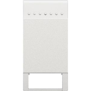 Wipschakelaar wit aanpasbaar 1 functie 1 module Livinglight