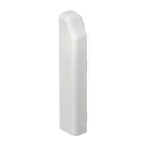 Eindstuk links SL 20x110 9010 polyvinylch. puur wit VVE=10
