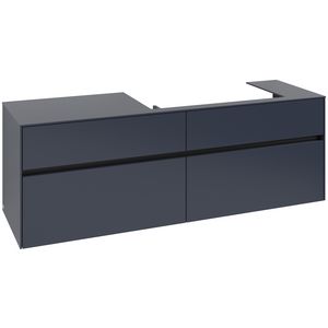 Wastafelonderkast Collaro 1600x548x500mm Marine Blue C027B0VQ
