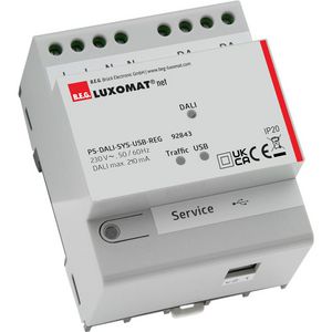 Voeding DIN-rail montage wit IP20 DALI-SYS