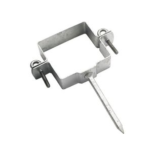 Gegalvaniseerde scharnierpijpbeugel vierkant 60x 60mm