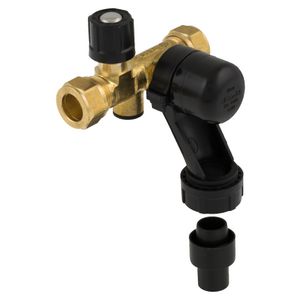 Inlaatcombinatie 15mm knel 8bar