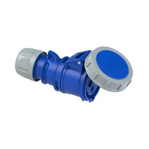 CEE contrastekker 16A 3p 230V 6h blauw IP67 Shark