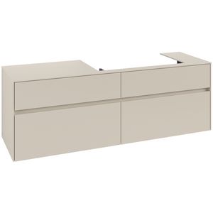 Wastafelonderkast Collaro 1600x548x500mm Cashmere Grey C027B0VN