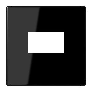 Afdekking LS990 zwart voor USB laadcontactdoos