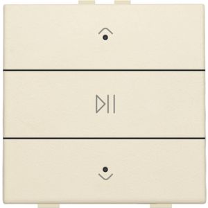 Enkelvoudige audiobediening leds Home Control cream
