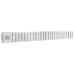 ALU schuifrooster Bold Line 750x90mm wit