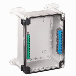 Doos 130x130x74 IP55 transparant Plexo