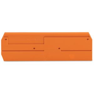 Afsluit-+tussenplaat 2,5mm oranje 880-346 VVE=25
