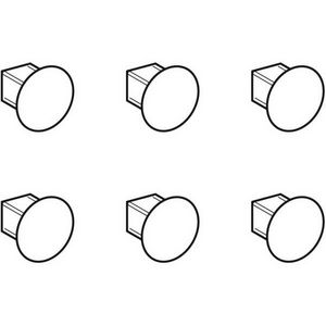set afdekkappen (6 st.)
