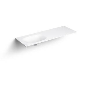 Wastafelblad enkele waskom 1400mm comp. 09 aluite Hammock