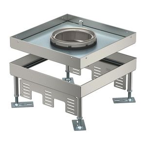 Vierkante cassette SL1 deksel voor Tubus 243x243x105 rvs