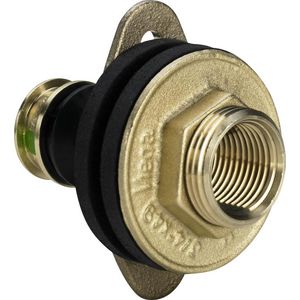 Wanddoorvoer pers RAXOFIX 16x 1/2"bn. l=30mm silicium brons 5332.31