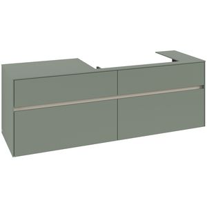 Wastafelonderkast Collaro 1600x548x500mm Soft Green C027B0AF