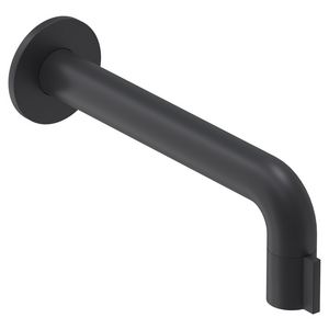 Fonteinkraan PACT wand 1/2"aansluiting inkortb. mat zwart