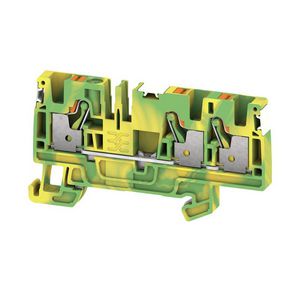 Aardklem PE PUSH IN groen/geel 4mm² 800V 2674830000 VVE=50